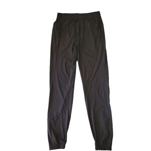 All In Motion Nylon & Spandex Lightweight Black Joggers Zipper Bottoms Size S